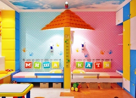 Сочетание обоев в интерьере при зонировании помещения Сочетание обоев в интерьере при зонировании помещения